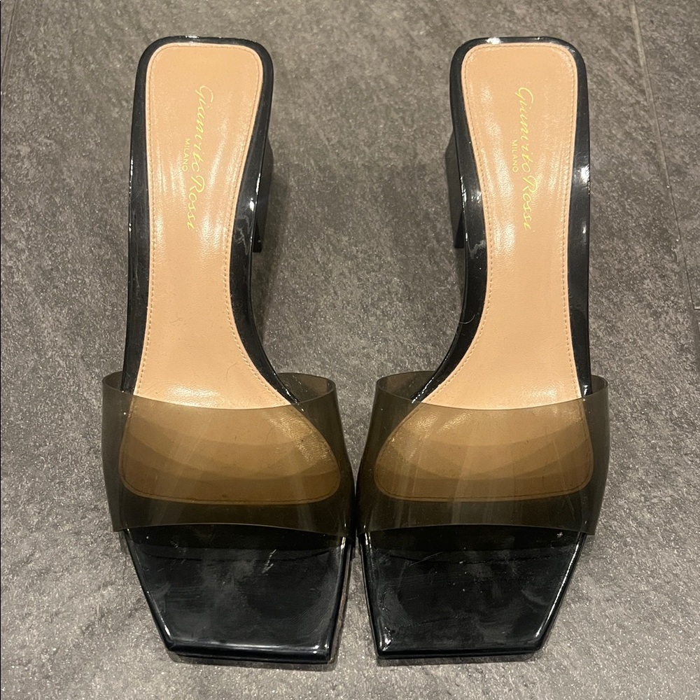 Gianvito Rossi Black cosmic mules